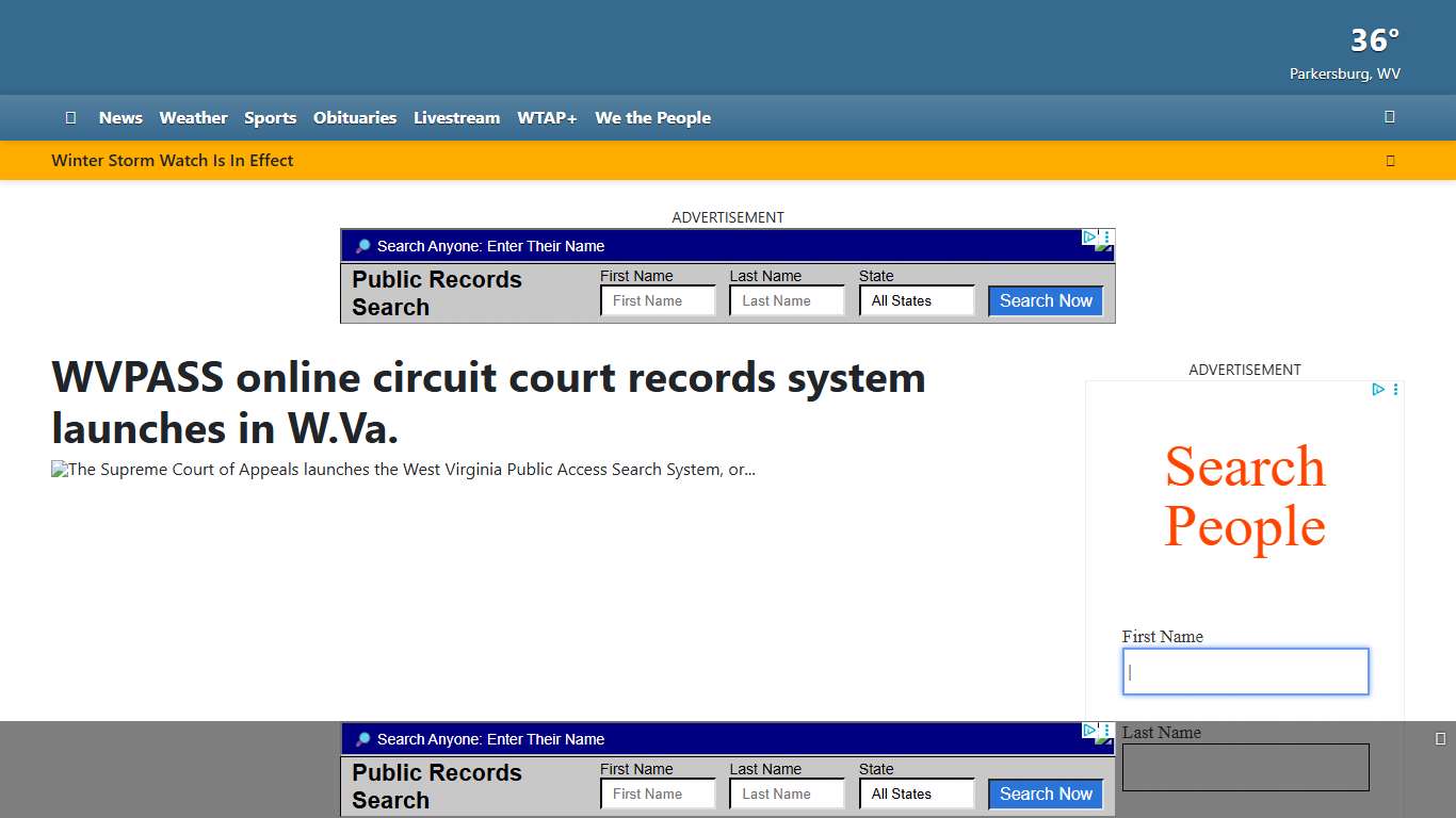 WVPASS online circuit court records system launches in W.Va.